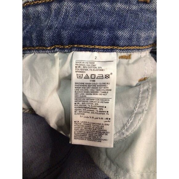 Old Navy Women's Size 2 High Rise Super Skinny Stretch Denim Blue Jeans Slim NWT - Picture 5 of 8